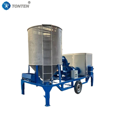 Kleine maïsgraan mobiele droogmachine tarwe droogmachine diesel motor