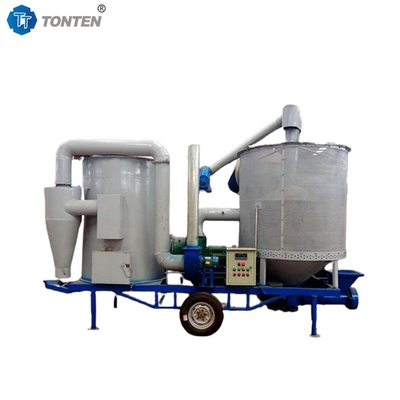 Kleine maïsgraan mobiele droogmachine tarwe droogmachine diesel motor