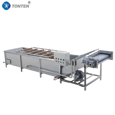 Volledig automatische bubbelmachine voor het wassen van groenten en fruit