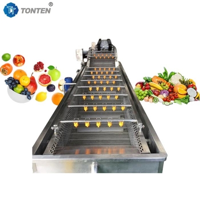 Air Bubble Food Cleaning Machine voor het wassen van bananen en fruit 6kw 380v