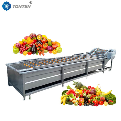Persoonlijke sla Fruit and Veget Cleaning Machine Wasmachine 500-1000 kg/uur