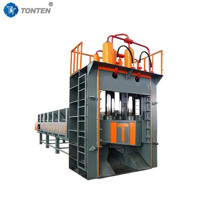 800 ton Hydraulische metaal scheermachine Schroot staal Autoschelp Gantry snijden
