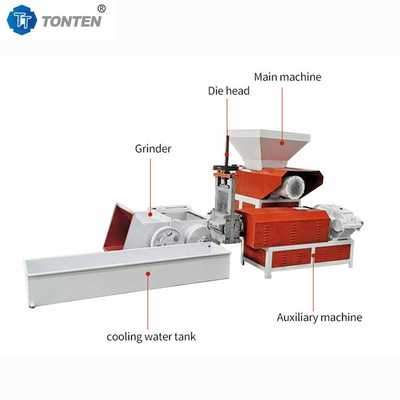 PP-PE PVC-schuim smeltende granulatormachine Filmpelletiseermachine Korrelmachine