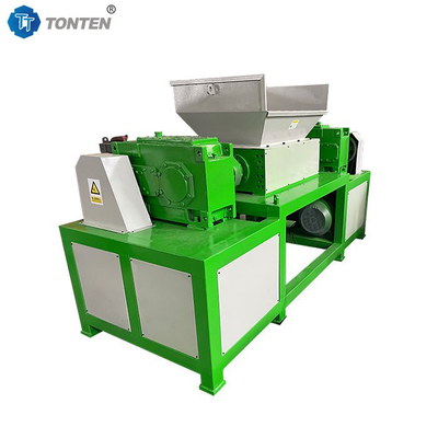 Fabrieksprijs Tonten Dubbele schacht Shredder Afvalboek Papier Plastic recycling