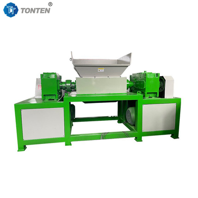 Fabrieksprijs Tonten Dubbele schacht Shredder Afvalboek Papier Plastic recycling