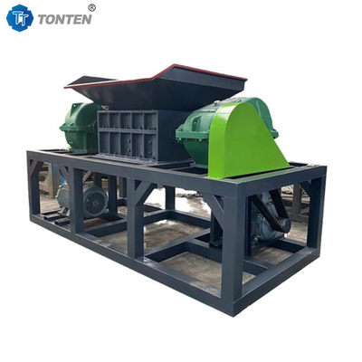 Automatische dubbele schacht versnipper Rubber Tire Film Machine Versnipper Prijs
