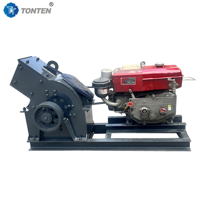 Diesel hamercrusher mobiele kleine hamercrusher met transportband