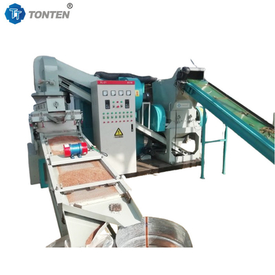 Kopergranulaat-schroot Koperdraad Recycling Machine Koperrijsaanleg