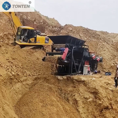 Slijm- en steenscheider Mining Screening Soil Sand Stone Separator Machine