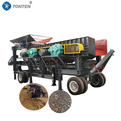 Aardsteenseparator modder zand slibseparator machine met vervoerband