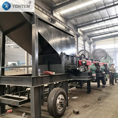 Aardsteenseparator modder zand slibseparator machine met vervoerband