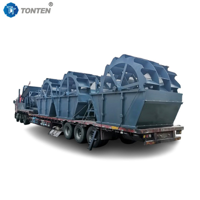 Wasmachine voor het wassen van emmersand, voor het screenen van sedimenten, voor het wassen van steenpoeder