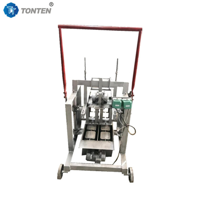 Mobiele handmatige holle bakstenen blokmaker Beton cement bakstenen blok maken machine