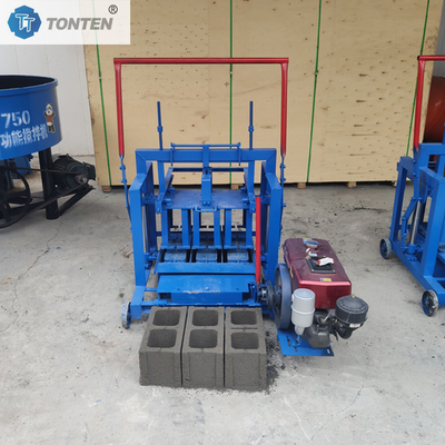 Diesel-machine voor het maken van bewegende bakstenen Diesel-machine voor het maken van directe bakstenen