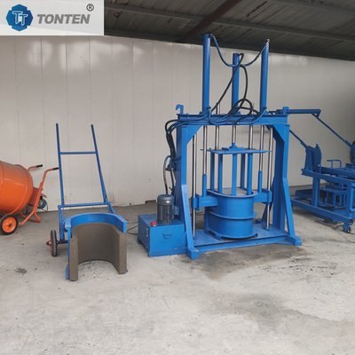 Machine voor het maken van blokken van bakstenen van het type U Ronde putvormmachine