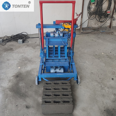 Push Pull Kleine bakstenenmachine Beweegbare holle blokmachine