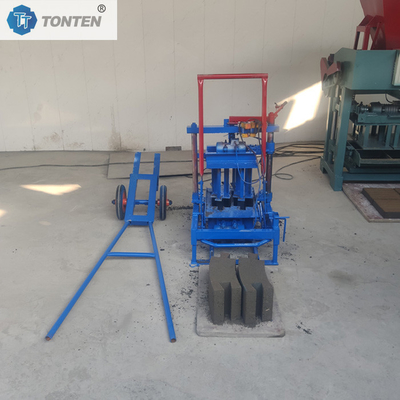 Mobiele bakstenenmachine handmatige holle bakstenenblokkenmachine