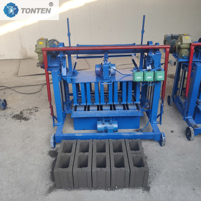 Twee-holes beton bakstenen maken machine 220V Twee-fase Power bakstenen maken machine