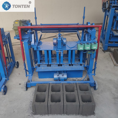 Twee-holes beton bakstenen maken machine 220V Twee-fase Power bakstenen maken machine