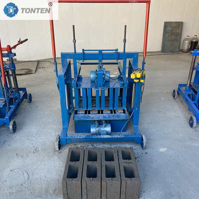 Push Pull Kleine bakstenenmachine Beweegbare holle blokmachine