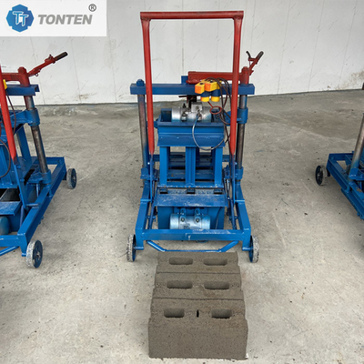Mobiele bakstenenmachine handmatige holle bakstenenblokkenmachine