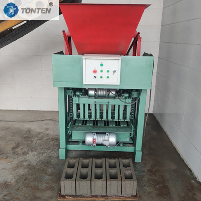 Steenvormmachine voor de weg Beton half-automatische holle bakstenenmachine