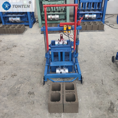 2-45 Handmatige kleine mobiele bakstenenmachine Beton gietmachine