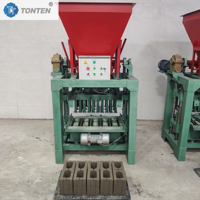 Halfautomatische hopper baksteen maken cement standaard baksteen kleur baksteen maken apparatuur