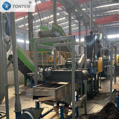 Stabiel werkende bandenrubberrecyclinginstallatie Corrosiebestendige structuur voor ruwe omgevingen