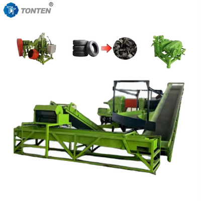 Automatische bandenrecyclinglijn