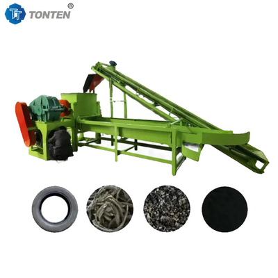 OTR Truck Scrap Recycling Plant Reifen Crusher Rubber Powder Machine