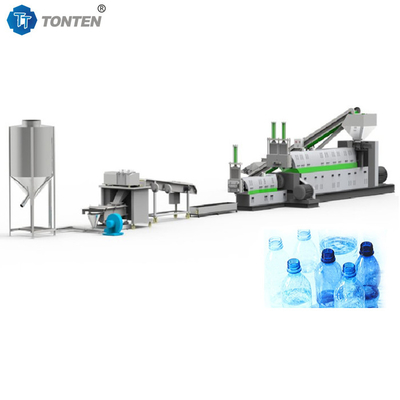Plastic Recycling Heetwaslijn PET Fles Verpletteren Recyclingfabriek