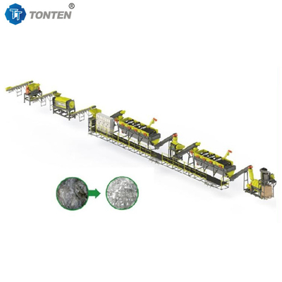 PET-recyclingmachine afval gebruikt plastic vlokken wassen recyclinglijn