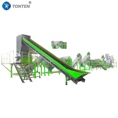 Recycling van plastic flessen Machinery System Plastic Granulator Machine
