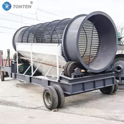 Schachtloze trommelscherm mijnen Steenbaryt zand screening machine