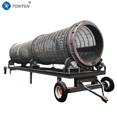 Sandscreen-apparatuur Zandtrillende zeefmachine voor het scheiden van zandstenen