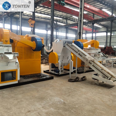 Koperkabels Granulatormachine Koperbedekte draad Sorteerband