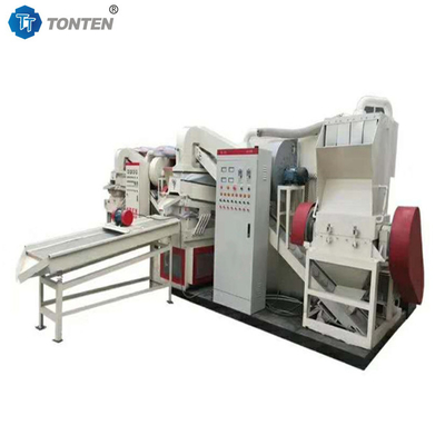 Gecoate kabels strookgranulator machine koperdraad recycling lijn
