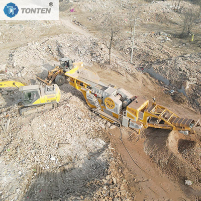 Productielijn voor het breken van beton en bakstenen