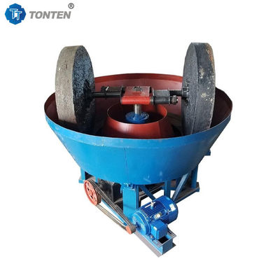 Rollers Natte Pan Slijpmolen Erts Goud Slijpen Minerale Molen Machine