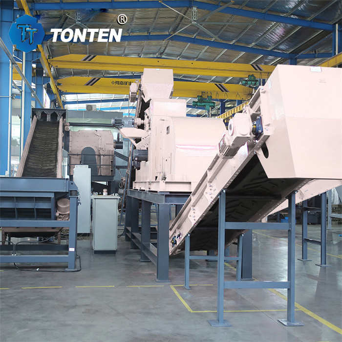 Volledig automatische afvalmetalen sorteermachine Recycling productielijn