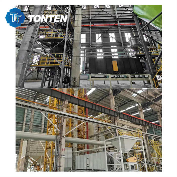 TONNEN industriële glasbreker productielijn tot zand 6-25t per partij