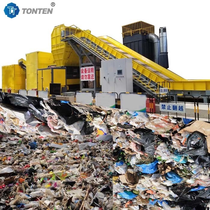 Stedelijke afvalstelsels voor het sorteren van huishoudelijk afval Wet afval recycling plant Keuken afvalverbreker