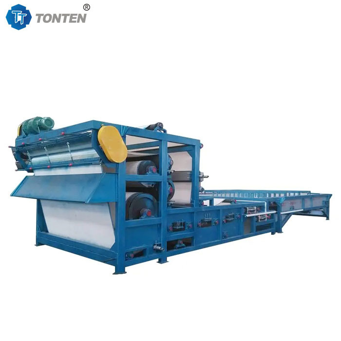 Slib ontwatering gordel filter pers machine concentratie filter pers