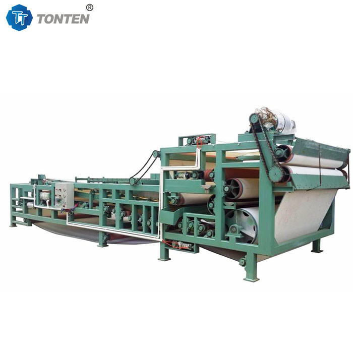 Dehydratatie Filter Gordel Press Machine Voor slib ontwateren Mijnbouw Zand Wassen