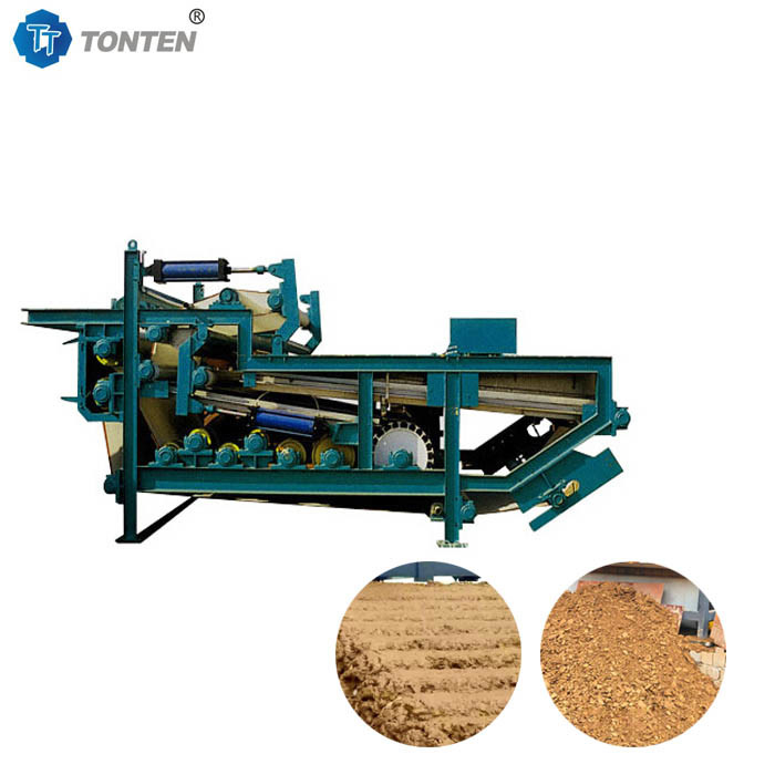 Gordelpersfiltermachine Papierfabriek Slibontwatering