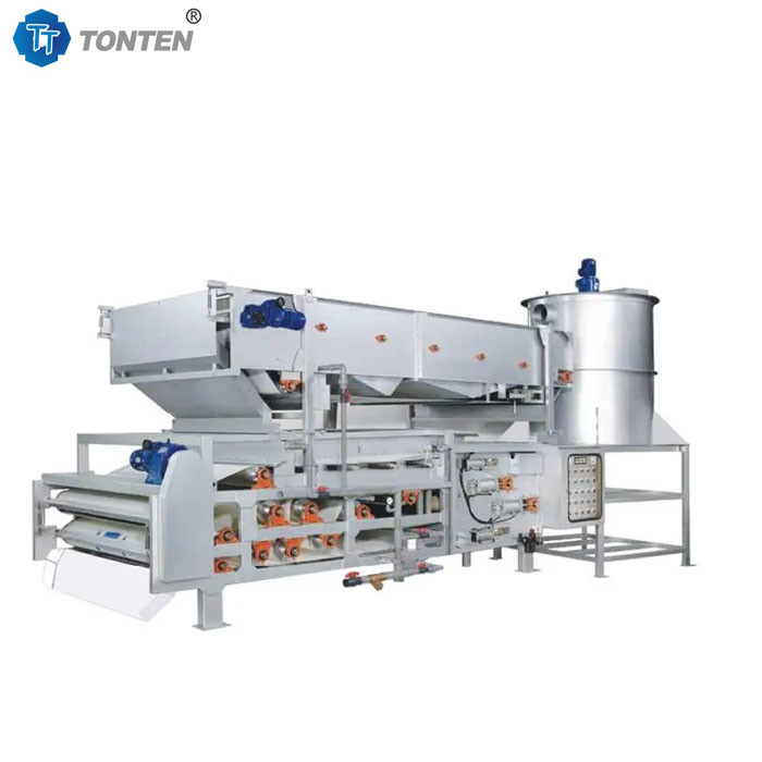 Gordelfilterpers Filtratie Waterbehandeling Gordelfilterpers Steenkoolwassen