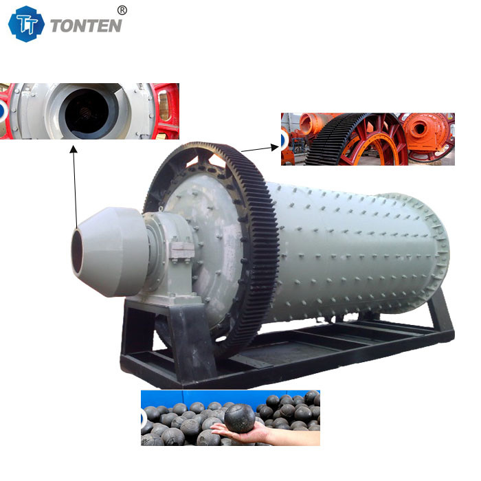 Verwerking van mineralen Horizontale ijzererts kogelmolen raster type 900x3000