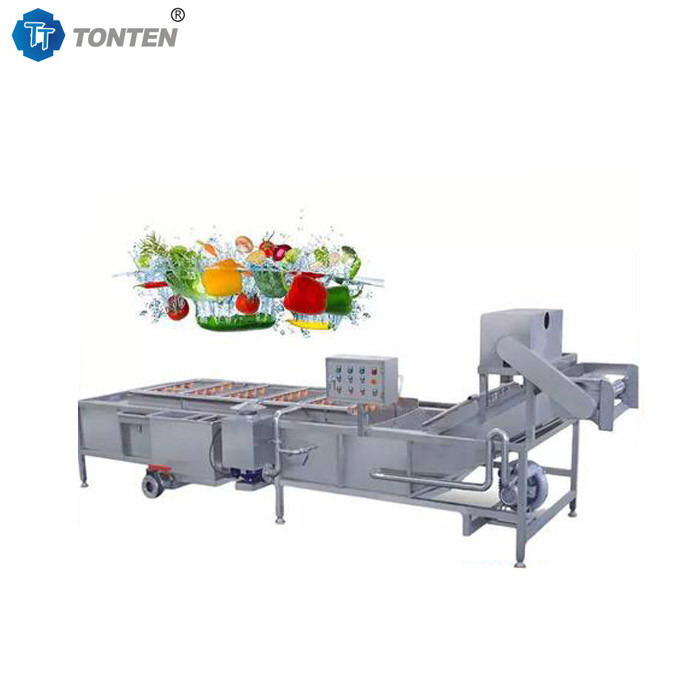 Volledig automatische voedingsreinigingsmachine voor groenten en fruit