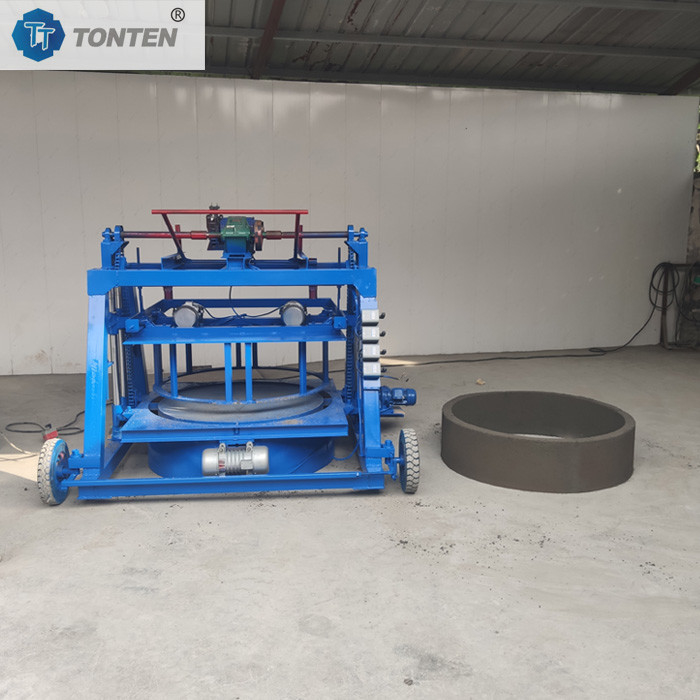 Machine voor het maken van blokken van bakstenen van het type U Ronde putvormmachine